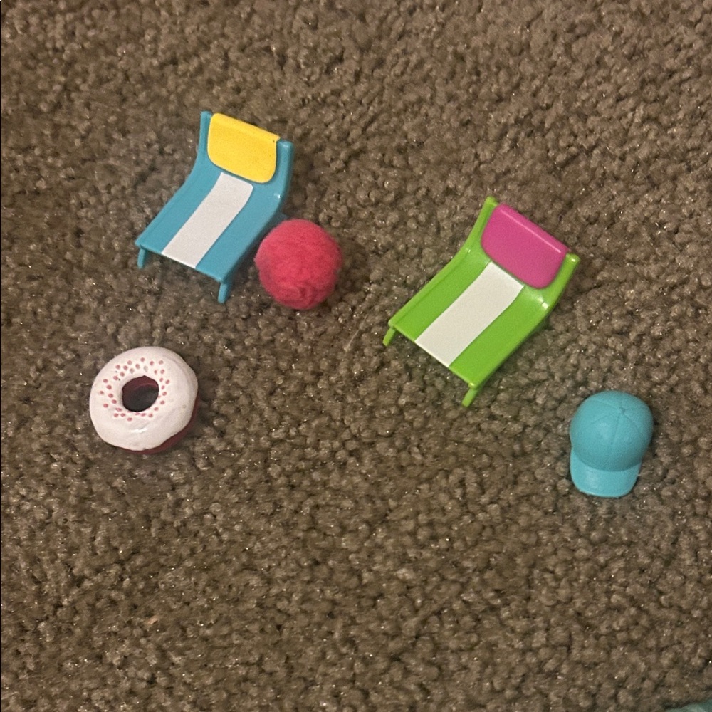 Colorful Miniature Beach Chair Set for Kids